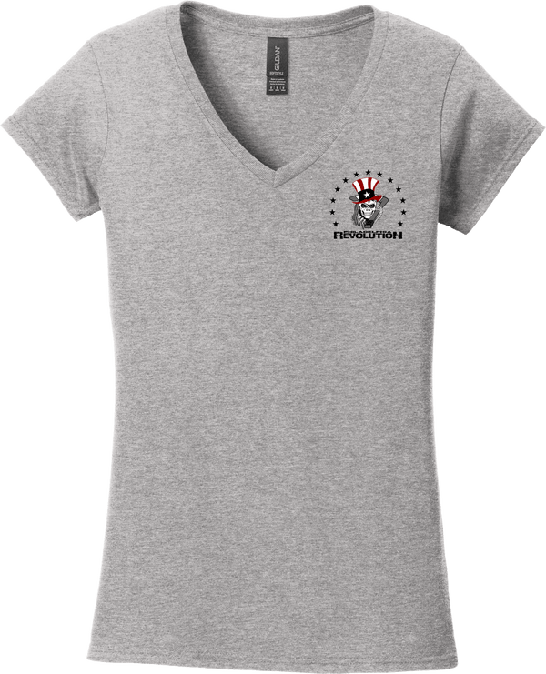 Phila Revolution Softstyle Ladies Fit V-Neck T-Shirt
