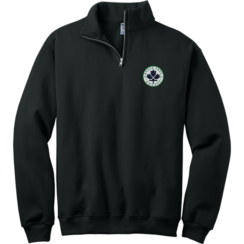 North Park Hockey NuBlend 1/4-Zip Cadet Collar Sweatshirt
