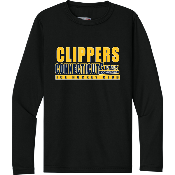 CT Clippers Youth Cooling Performance Long Sleeve Tee