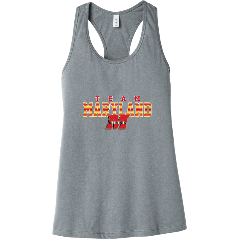 Team Maryland Womens Jersey Racerback Tank