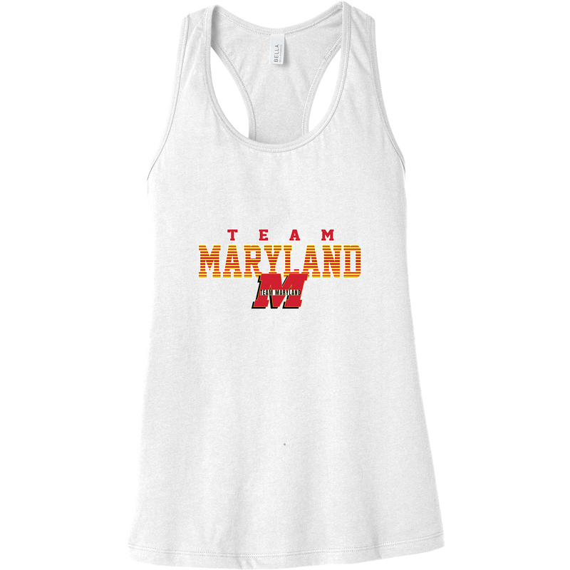 Team Maryland Womens Jersey Racerback Tank