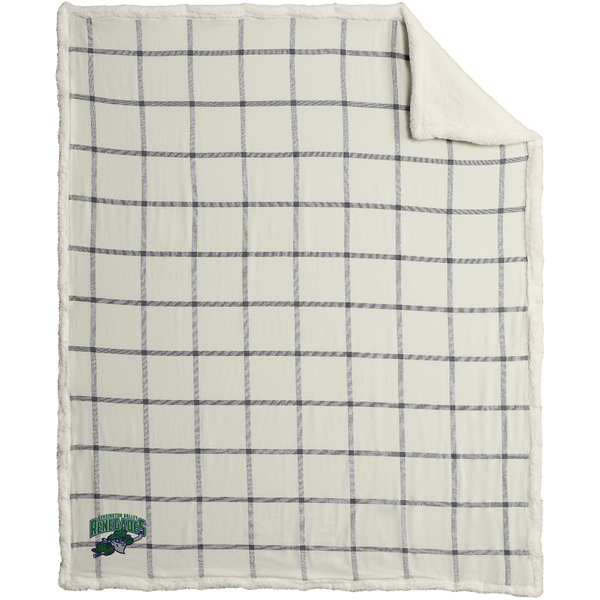 Kensington Valley Renegades Flannel Sherpa Blanket
