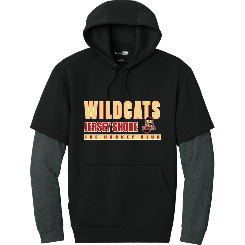 Jersey Shore Wildcats Tough Fleece Layered Hoodie