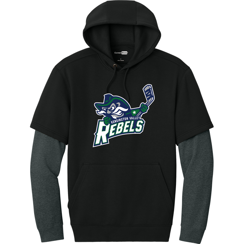 Kensington Valley Rebels Tough Fleece Layered Hoodie