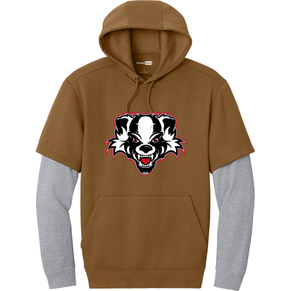 Scary Badgers Tough Fleece Layered Hoodie