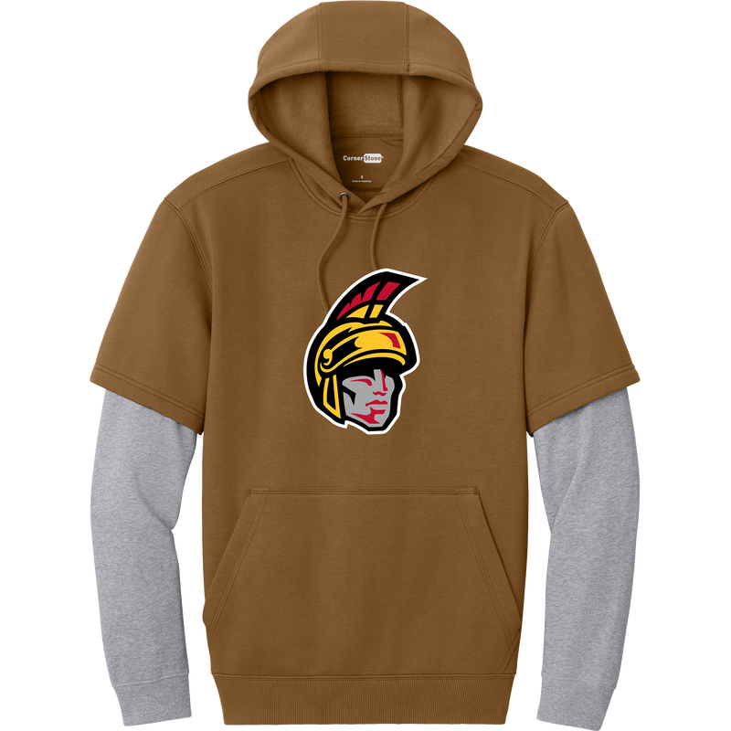 Seacoast Spartans (Ice Hockey) Tough Fleece Layered Hoodie