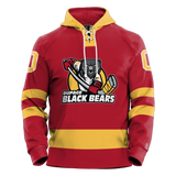 Dupage Black Bears Youth Sublimated Retro Hoodie