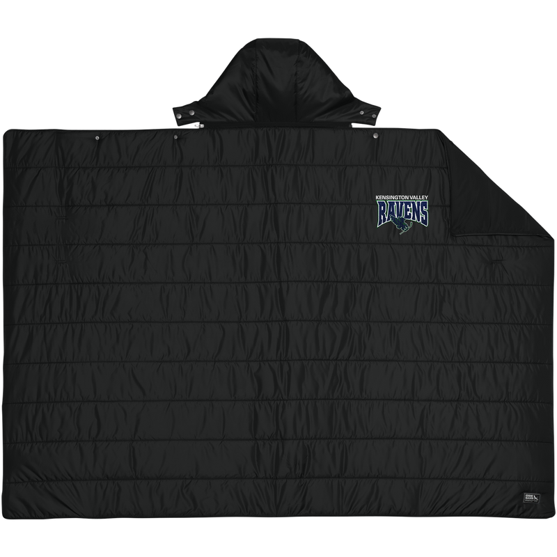 Kensington Valley Ravens Eddie Bauer Puffy Camp Poncho