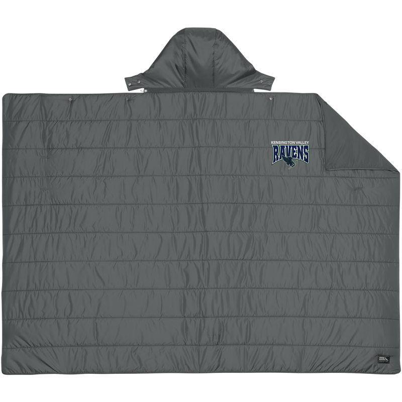 Kensington Valley Ravens Eddie Bauer Puffy Camp Poncho