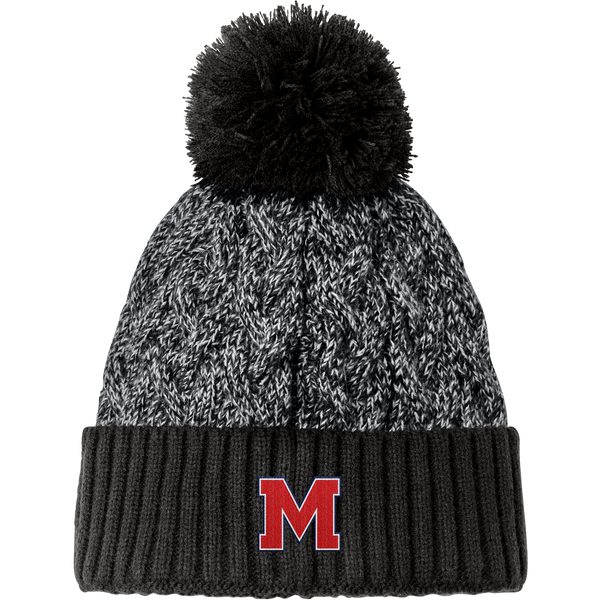 Mount St. Charles New Era Marled Knit Pom Beanie
