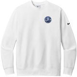 NYC Hockey Club Nike Club Fleece Sleeve Swoosh Crew