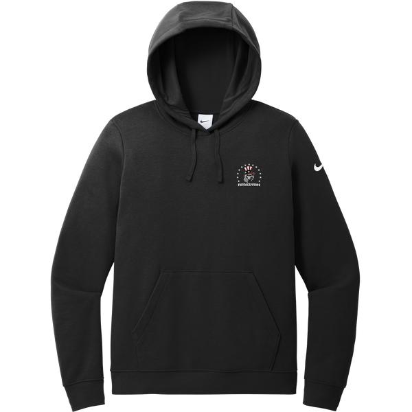 Phila Revolution Nike Women's Club Fleece Sleeve Swoosh Pullover Hoodie