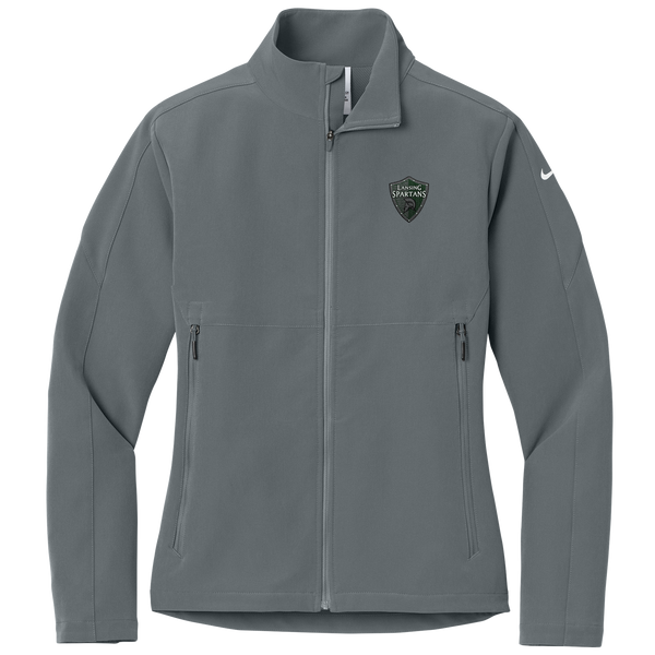 Lansing Spartans Nike Women's Full-Zip Soft Shell Jacket